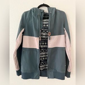 Women’s Empyre Jacket, Fleece Lined Jacket, Women’s Size Medium, Teal Jacket